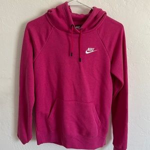 Pink Nike hoodie